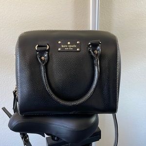 Kate Spade bowling bag purse black